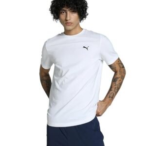 PUMA Men, ESS Small Logo Tee, White, M, (68253802)