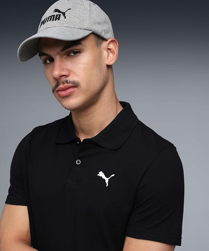Puma Men's Solid Slim Fit Cotton Essential Polo T-Shirt for Regular wear - Image 2