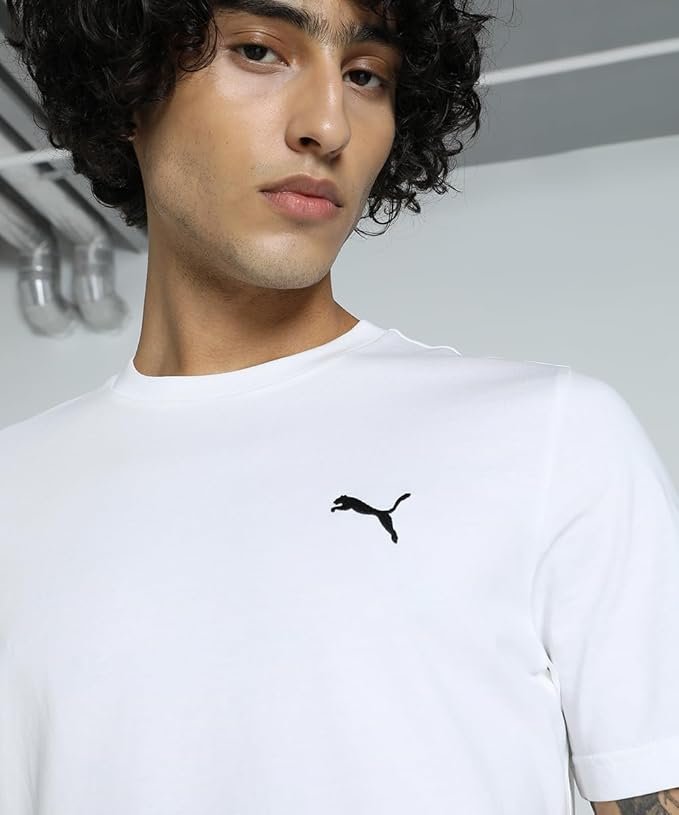 PUMA Men, ESS Small Logo Tee, White, M, (68253802) - Image 3
